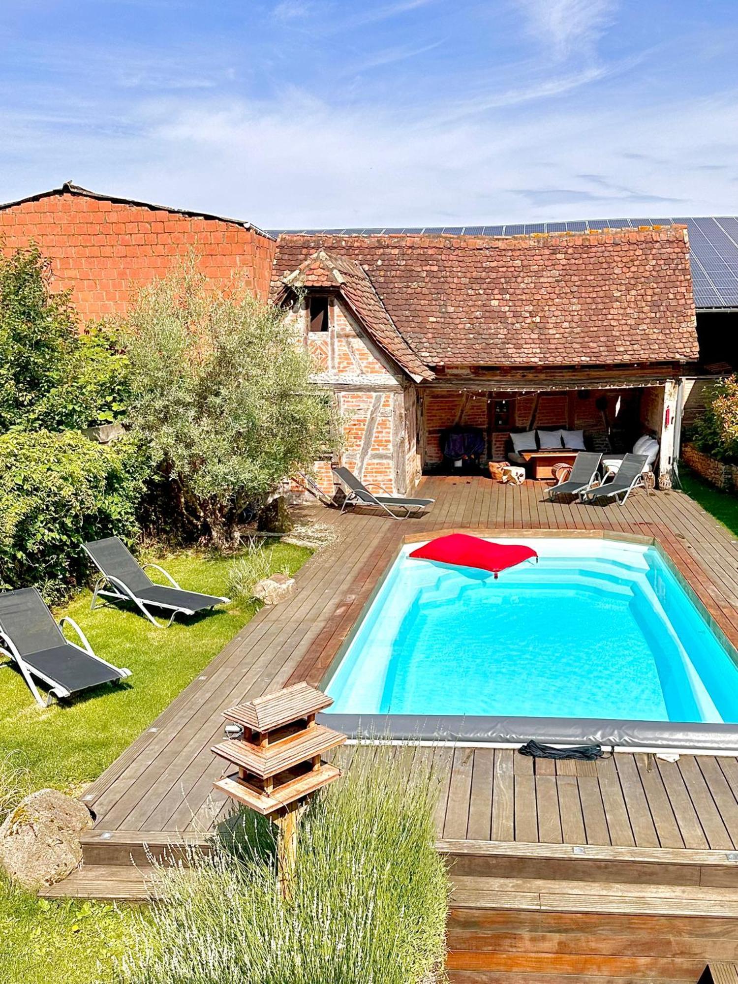 Gite Le Chut - Piscine & Jacuzzi - 11 A 14 Personnes Rangen Exteriör bild